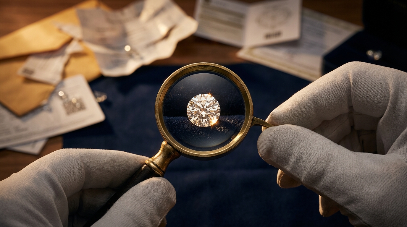 Traditional chaotic diamond sourcing versus JewelArte's organized pipeline